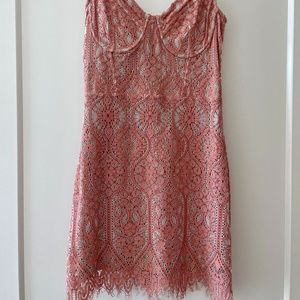 Express Mini Romantic Lace Dress